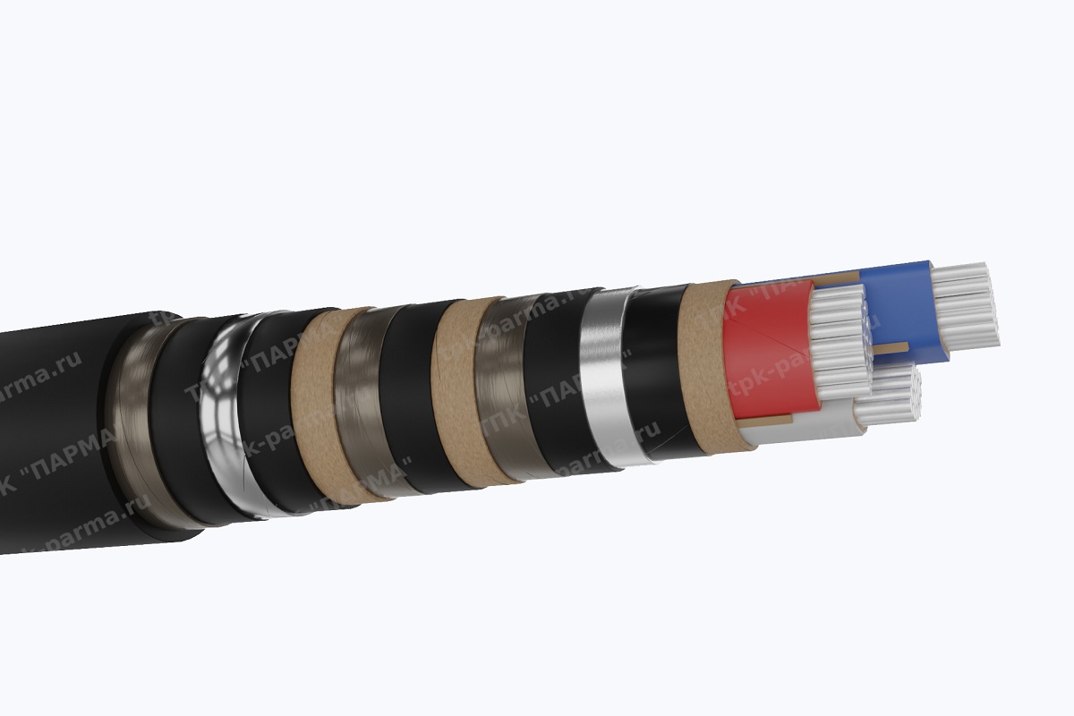 Фотография провода Кабель ААБ2лШв 3х70 - 6кВ