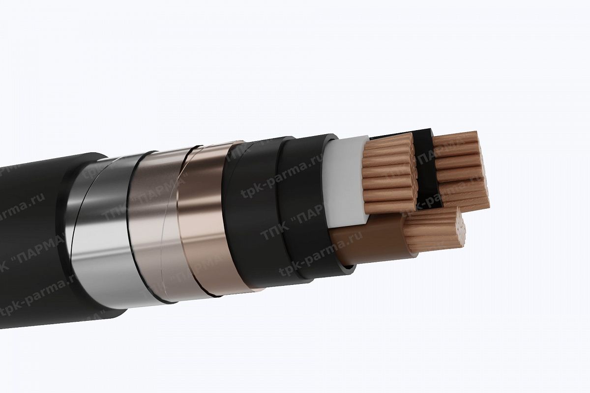 Фотография провода Кабель ВБШвнг(A)-ХЛ 3х120/16 - 6кВ