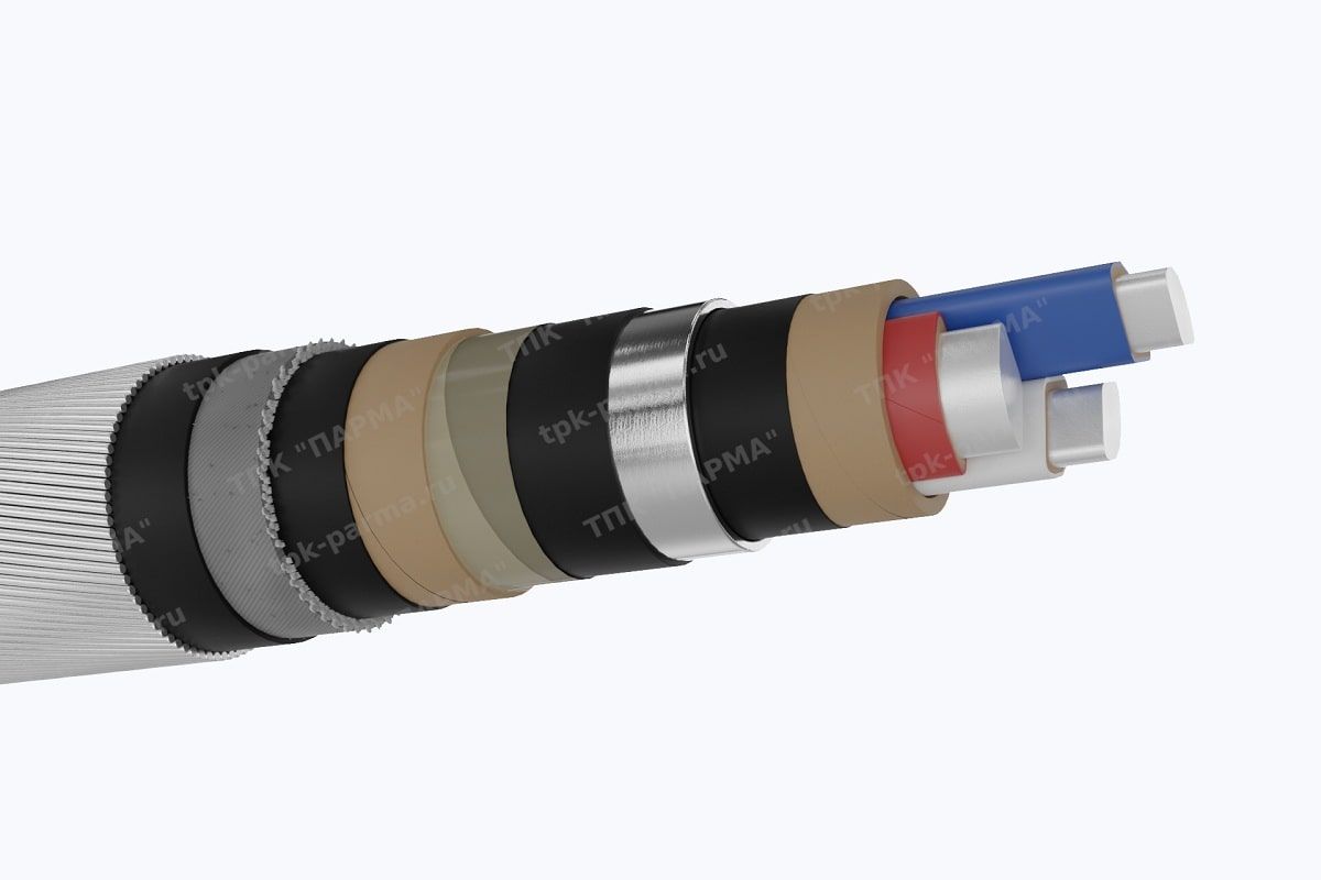 Фотография провода Кабель ААПлГ 3х95 - 1кВ