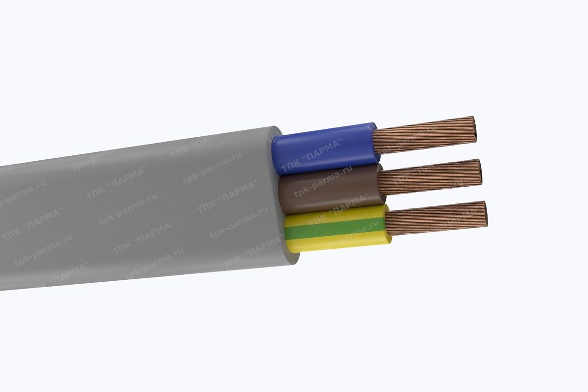 Фотография провода Кабель ПуГВВ-ХЛ 3х1,5