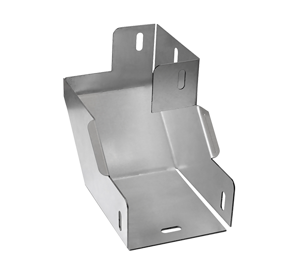 Угол вертикальный внутренний с разворотом 90' прав SYVVR600*50*1,0 R INOX