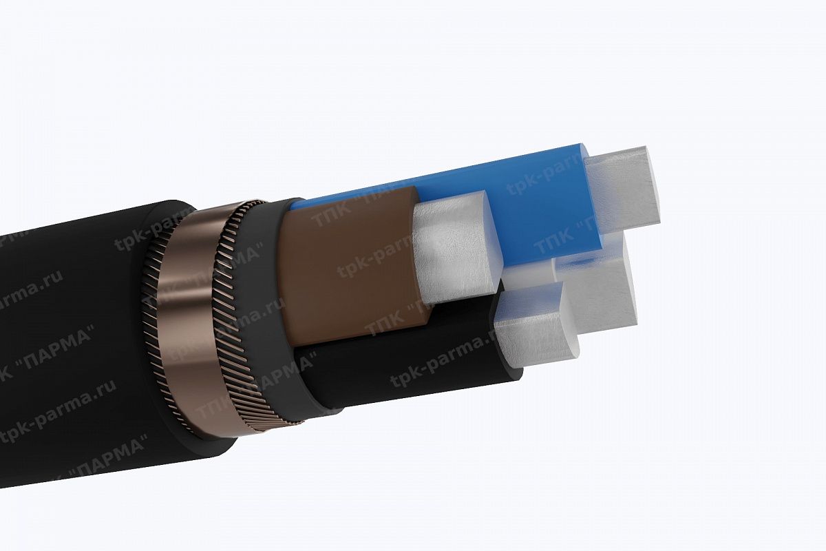 Фотография провода Кабель АВВГЭнг(A) 4х150/70 - 1кВ