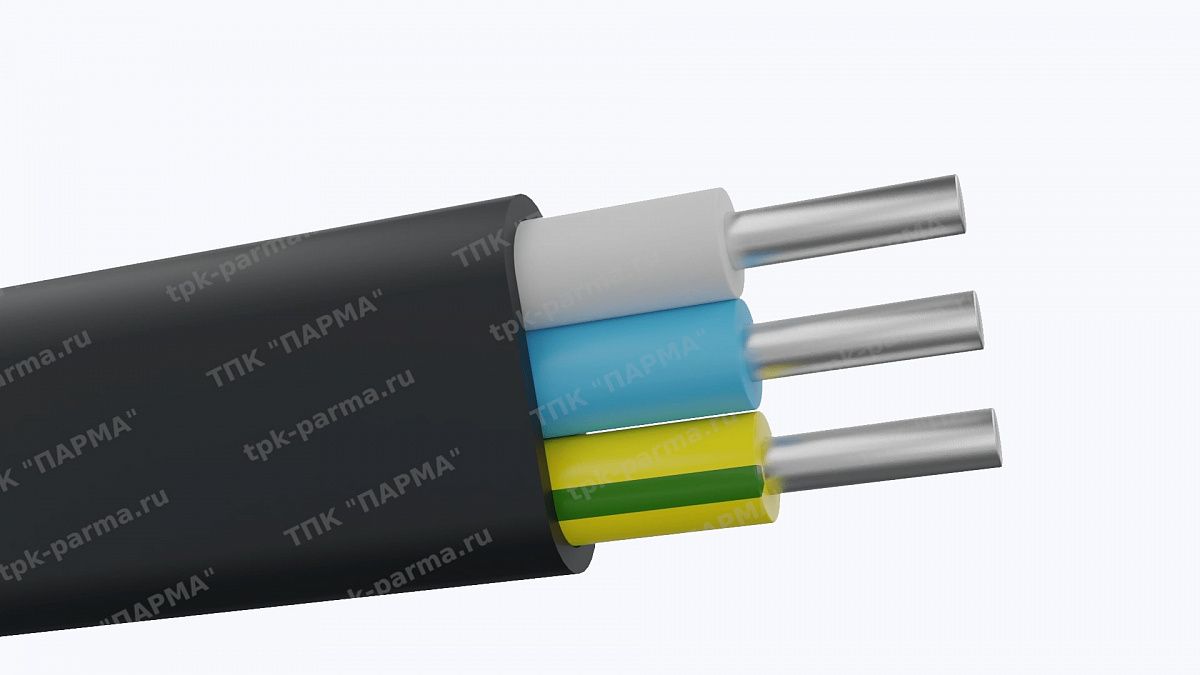 Фотография провода Кабель АВВГ-Пнг(A) 3х16
