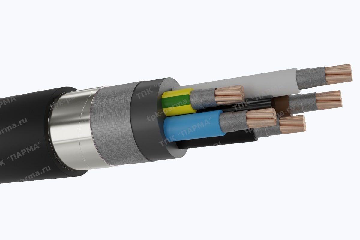 Фотография провода Кабель ПвБПнг(A)-HF 5х95 - 1кВ