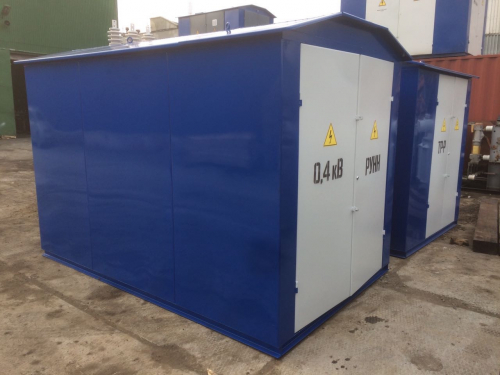 Подстанция КТПН-Т-В/В 630/10/0,4 с РВЗ или ВНА тупиковая