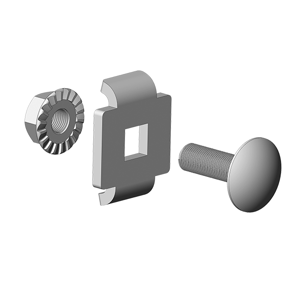 Винтовой соединитель одинарный VSO20 INOX