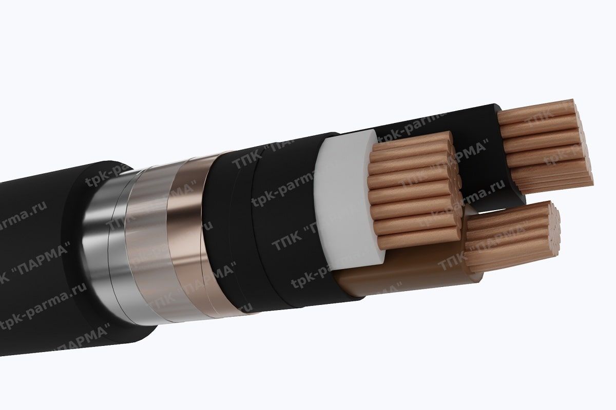 Фотография провода Кабель ПвБПнг(A)-HF 3х95/35 - 6кВ